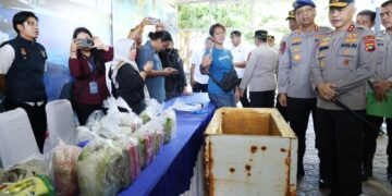 Belasan Kilogram Sabu ‘Tak Bertuan’ di Pantai Belinyu Berhasil Diendus Polda Babel