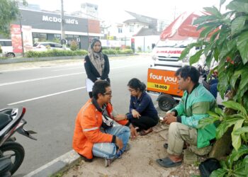 Polda Babel Peduli Kesehatan Driver Ojol, Gelar Pemeriksaan Gratis Jelang HUT Bhayangkara