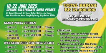 Yuk Merapat! Polda Babel Gelar Turnamen Badminton Bhayangkara Cup 2025