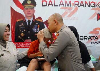 Khitanan Massal dan Pemeriksaan Kesehatan Gratis, Polda Babel Sambut Hari Bhayangkara ke-79