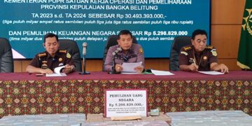Kejati Babel Tetapkan 4 Tersangka Dugaan Korupsi di BWS, Uang Rp5 Miliar Lebih Disita