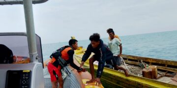 Mati Mesin dan Hilang Kontak, Dua Nelayan Asal Muntok Berhasil Ditemukan
