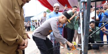 Kapolda Babel Resmikan Bantuan Sumur Bor Kelima, Kali Ini untuk Ponpes Darus Sholihin