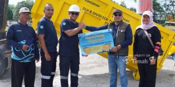 PT Timah Bantu Perbaikan Kontainer Sampah, Dukung Kebersihan di Kabupaten Bangka