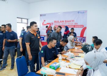 PT Timah Hadirkan Layanan Kesehatan Gratis dan Donor Darah di Bulan Bakti HUT ke-49Â