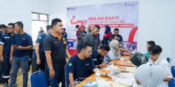 PT Timah Hadirkan Layanan Kesehatan Gratis dan Donor Darah di Bulan Bakti HUT ke-49 