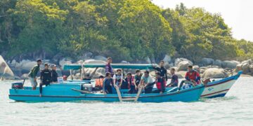 PT Timah Kembali Tenggelamkan Coral Garden di Perairan Pulau Putri