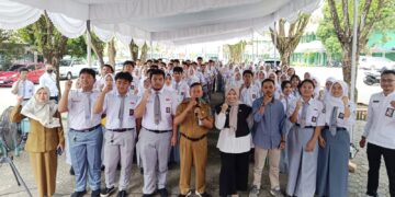 Senator Dinda Rembulan Tanamkan Semangat Empat Pilar di SMAN 1 Pangkalpinang