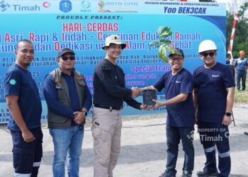 Kolaborasi Dalam Melakukan Penghijauan, PT Timah Serahkan Bantuan Bibit untuk Rumah Kompos KSM Resam 