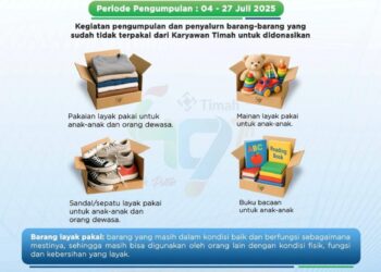 Rayakan HUT ke-49 Perusahaan, Karyawan PT Timah Terlibat Dalam Aksi Decluttering Berbagi Untuk Sesama 