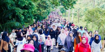 Meriah! Pekan Sehat PT Timah Disambut Antusias Warga Bangka Barat