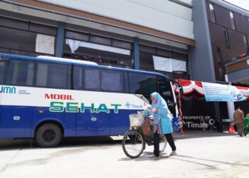 Layani Masyarakat Hingga ke Dusun, Mobil Sehat PT Timah Terus Bergerak Berikan Pelayanan Kesehatan Gratis 