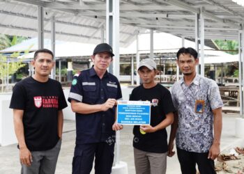 Gairahkan Ekonomi Lokal, PT Timah Dukung Pembangunan Pujasera di Desa Bencah