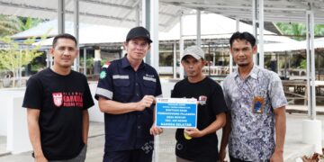 Gairahkan Ekonomi Lokal, PT Timah Dukung Pembangunan Pujasera di Desa Bencah