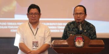 Resmi! Algafry Rahman dan Efrianda Pimpin Bangka Tengah untuk Lima Tahun ke Depan