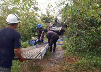 PT Timah Bersama APH Sikat Penambangan Ilegal di DAS Cerucuk