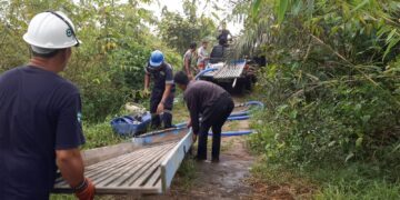 PT Timah Bersama APH Sikat Penambangan Ilegal di DAS Cerucuk