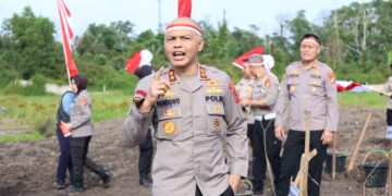 Polda Babel Tebar 8.000 Bibit Pohon Secara Serentak di 7 Polres