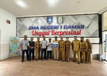 PT Timah Bantu Pembangunan Sarana dan Prasarana Sekolah di SMAN 1 Damar Belitung Timur