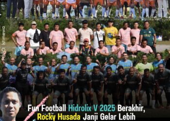 Fun Football Hidrolix V 2025 Berakhir, Rocky Husada Janji Gelar Lebih Meriah Tahun Depan