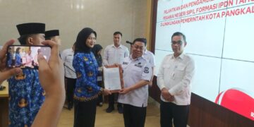 PJ Wali Kota Pangkalpinang Lantik CPNS Formasi IPDN Jadi PNS