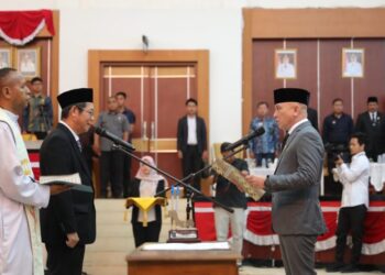 Agung Setiawan Resmi Dilantik Sebagai Anggota DPRD Babel