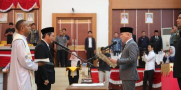 Agung Setiawan Resmi Dilantik Sebagai Anggota DPRD Babel