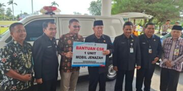 Bank Sumsel Babel Serahkan Mobil Jenazah untuk Masyarakat Bangka Belitung