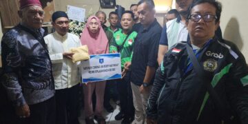 Utusan Ojol dari Babel Disambut Hangat Keluarga Almarhum Affan di Jakarta