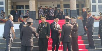 Pj Wali Kota Pangkalpinang Hadiri HUT Bhayangkara ke-79, Ajak Polri Perkuat Keamanan Jelang Pilkada
