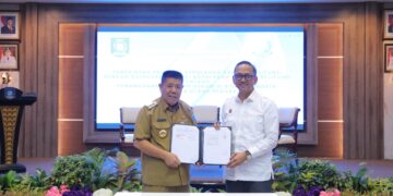Jamin Pendampingan Hukum, Gubernur Hidayat Teken Nota Kesepakatan dengan Kajati dan Kakanwil Hukum Babel