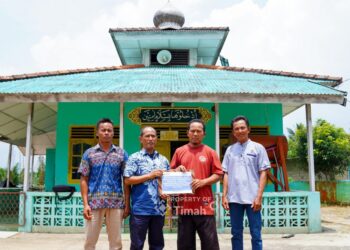 PT Timah Tbk Bantu Pembangunan Rumah Ibadah di Pemali