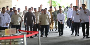 Tinjau Barang Rampasan di Smelter Tinindo, Prabowo Tegaskan Tak Ada Ampun bagi Mafia Tambang