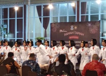 Apresiasi Pj Wali Kota Warnai Malam Ramah Tamah Paskibraka Pangkalpinang