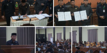 Bupati dan Ketua DPRD Tandatangani Nota Kesepakatan KUA dan PPAS APBD Kabupaten Bangka Tengah TA 2026