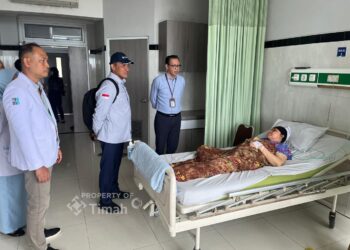 Dirut PT TIMAH Datangi RSBT Pangkalpinang, Ternyata Datang Beri Semangat ke Karyawan
