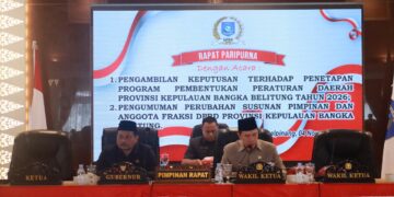 DPRD Babel Sahkan Perubahan Susunan Pimpinan Fraksi