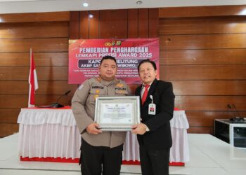 Kinerja Cemerlang, Kapolres Belitung Dianugerahi Presisi Award 2025 dari Lemkapi