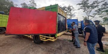 42 Ton BBM Subsidi Disita Polda Babel di Belinyu, Lima Orang Diamankan