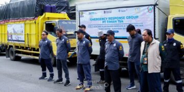 Salurkan Bantuan Logistik, PT TIMAH Tbk Kembali Kerahkan Tim ERG Bantu Penanganan Banjir di Sumatera