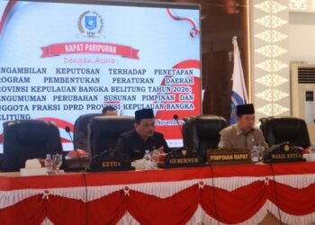 Sejumlah Agenda DPRD Babel Alami Perubahan, Paripurna Penetapan Propemperda Ditunda