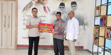 Wujud Solidaritas, Gerindra Pangkalpinang Bantu Korban Bencana di Tiga Provinsi