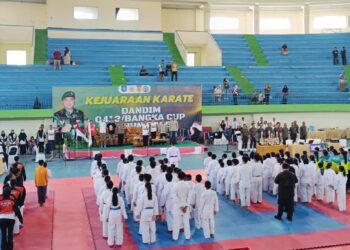 Kejuaraan Karate Dandim 0413 Bangka Cup 2025, Rocky Husada Tekankan Sportivitas Atlet