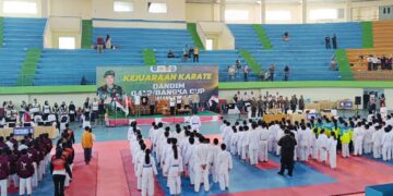 Kejuaraan Karate Dandim 0413 Bangka Cup 2025, Rocky Husada Tekankan Sportivitas Atlet