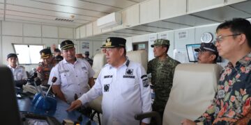 Cek Kapal hingga Pos Pengamanan, Gubernur Babel Arsani Pastikan Nataru Aman di Tanjung Kalian