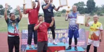 Pemkab Bangka Tengah Pererat Silaturahmi Bersama PT Timah dan BSI Lewat Fun Football