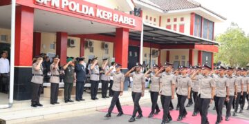Lantik 78 Bintara Polri SPN Polda Babel, Irjen Pol Viktor Tekankan Integritas dan Pelayanan