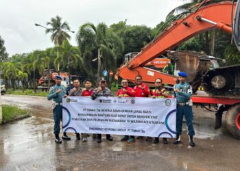 Kolaborasi Kemanusiaan TNI AL dan PT TIMAH Tbk untuk Pemulihan Pascabencana di Sumatera dan Aceh 