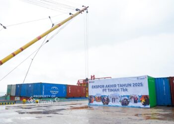 Tutup Tahun 2025, PT TIMAH Tbk Gelar Penandatangan Balok dan Ekspor Akhir Tahun