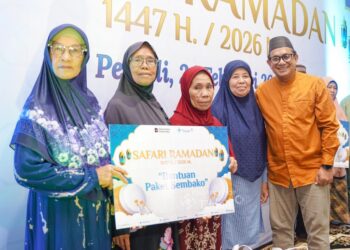 PT Timah Salurkan Bantuan Sembako untuk Lansia dan Janda